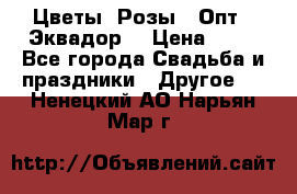 Цветы. Розы.  Опт.  Эквадор. › Цена ­ 50 - Все города Свадьба и праздники » Другое   . Ненецкий АО,Нарьян-Мар г.